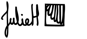 Logo Julie H Communication – Julie Hazera, web designer et graphiste freelance à Vannes, Bretagne