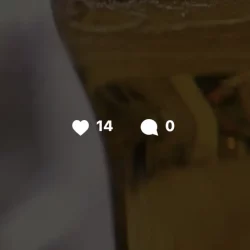 Aperçu du Reel Instagram du Comptoir à Zéro montrant un gros plan d’un verre de bière Alefarm Brewing IPA sans alcool dans le feed, avec l’effet de survol visible